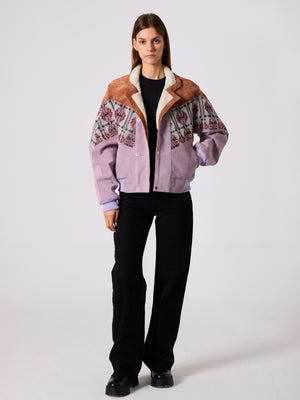 Inca Brown & Lilac Vintage Jacket M