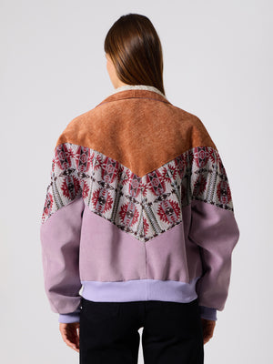 Inca Brown & Lilac Vintage Jacket M