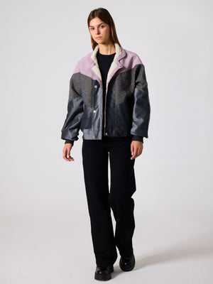 Inca Lilac & Anthracite Vintage Jacket M