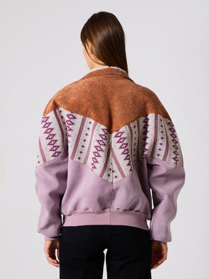 Inca Brown & Lilac Vintage Jacket S