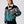 Inca Black & Cyan Vintage Jacket XS
