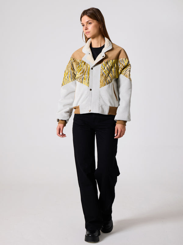 Inca Camel & White Vintage Jacket M