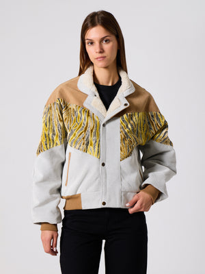Inca Camel & White Vintage Jacket M