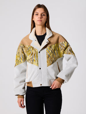 Inca Camel & White Vintage Jacket M