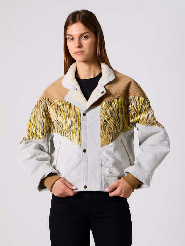 Inca Camel & White Vintage Jacket M