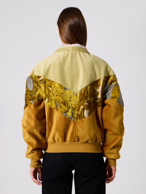 Inca Light Green & Mustard Vintage Jacket M