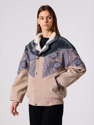 Inca Anthracite & Cream Vintage Jacket XL