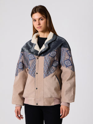 Inca Anthracite & Cream Vintage Jacket XL