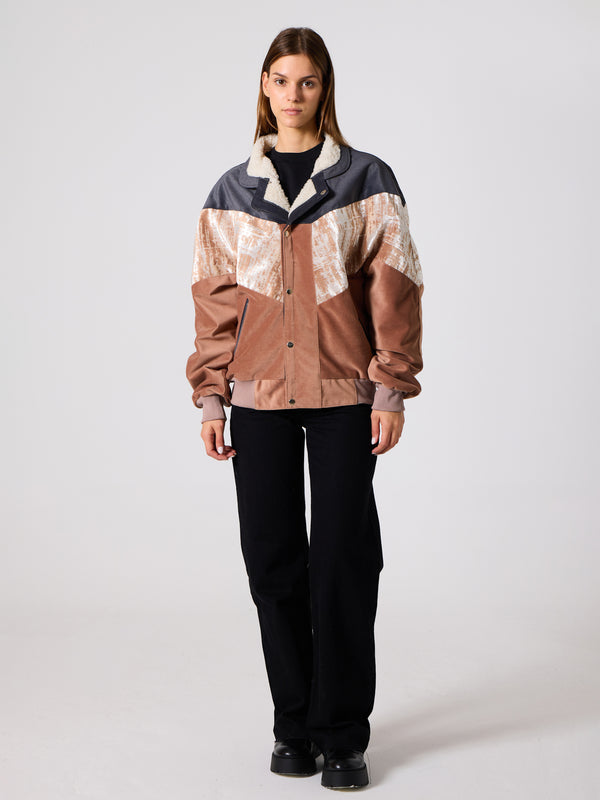 Inca Anthracite & Light Brown Vintage Jacket XL