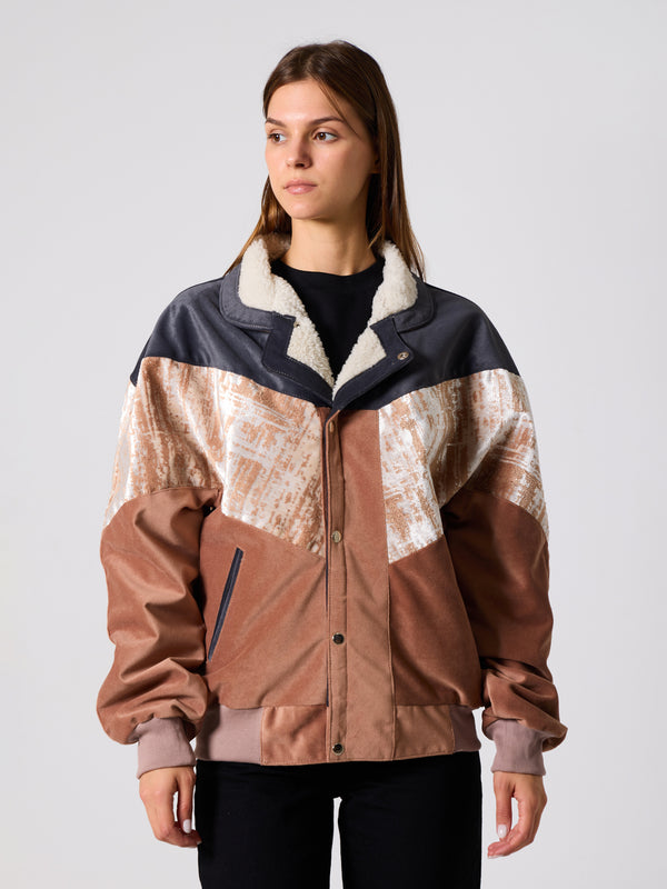 Inca Anthracite & Light Brown Vintage Jacket XL