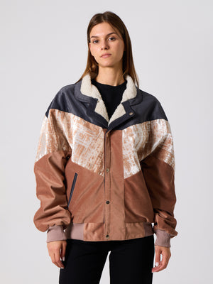 Inca Anthracite & Light Brown Vintage Jacket XL