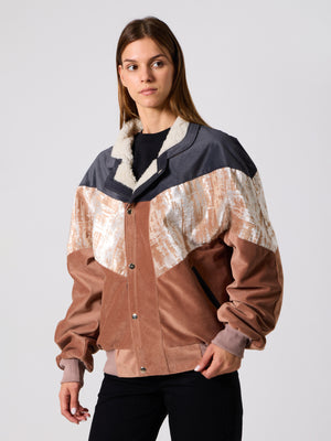 Inca Anthracite & Light Brown Vintage Jacket XL