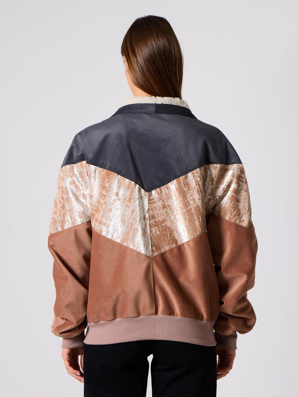 Inca Anthracite & Light Brown Vintage Jacket XL
