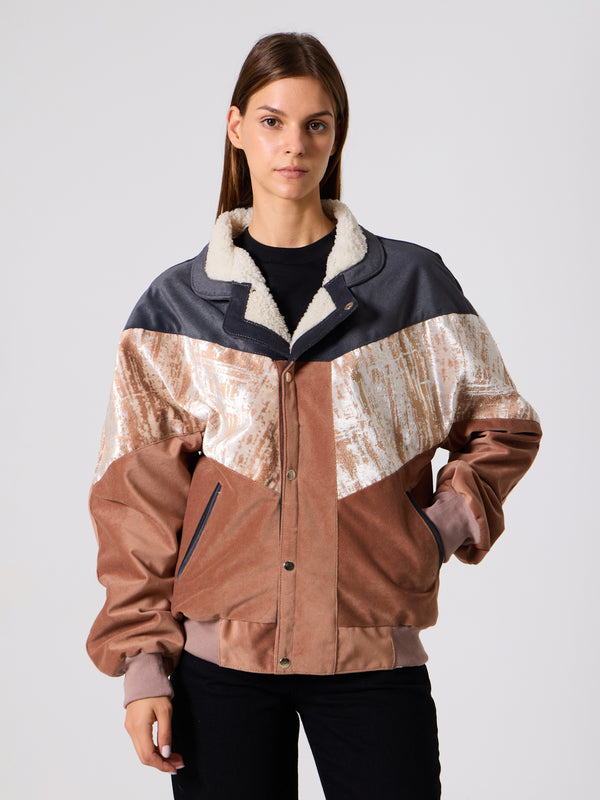Inca Anthracite & Light Brown Vintage Jacket XL