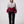 Bomber Light Grey & Burgundy Vintage Jacket L