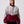 Bomber Light Grey & Burgundy Vintage Jacket L