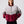 Bomber Light Grey & Burgundy Vintage Jacket L
