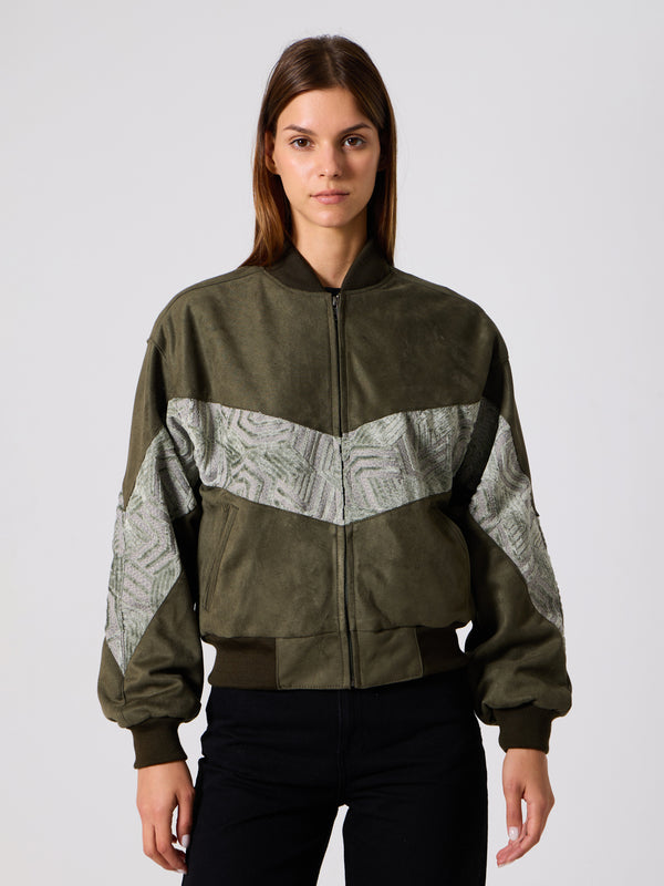 Bomber Green Vintage Jacket XS