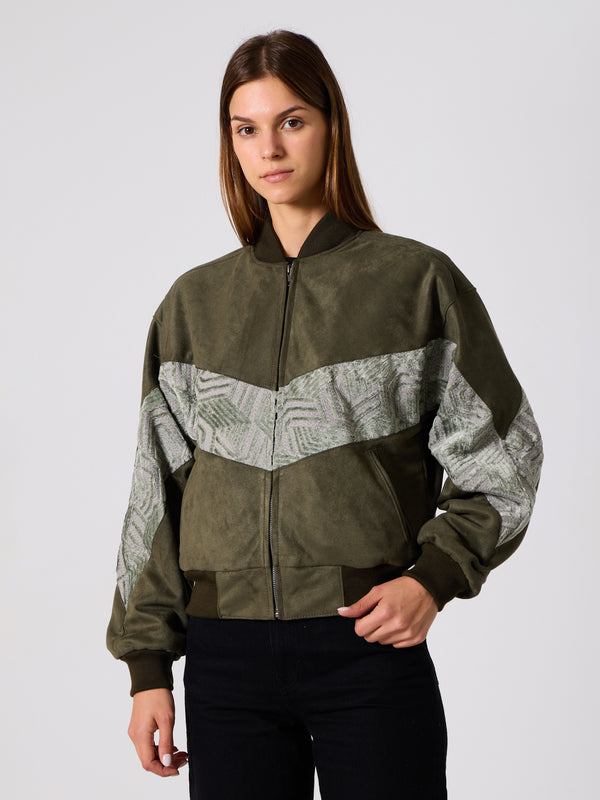 Bomber Green Vintage Jacket XS