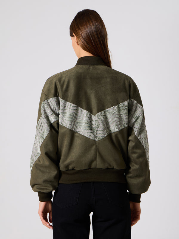 Bomber Green Vintage Jacket XS
