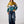 Bomber Mustard & Cyan Vintage Jacket XS