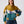 Bomber Mustard & Cyan Vintage Jacket XS