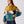Bomber Mustard & Cyan Vintage Jacket XS