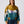 Bomber Mustard & Cyan Vintage Jacket XS
