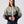 Bomber Light Green & Black Vintage Jacket S