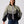 Bomber Light Green & Black Vintage Jacket S