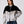Bomber Black & Light Grey Vintage Jacket L