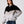 Bomber Black & Light Grey Vintage Jacket L
