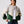 Bomber White & Emerald Vintage Jacket M