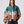 Bomber Cyan & Brownish Pink Vintage Jacket S