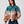 Bomber Cyan & Brownish Pink Vintage Jacket S