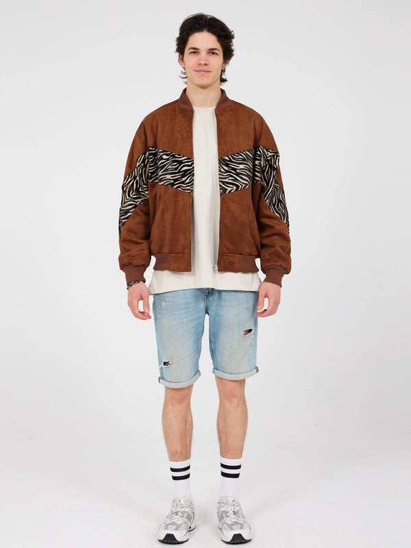 Aztec Rust Bomber Jacket L