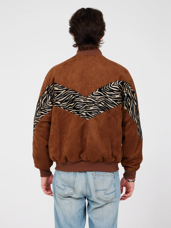 Aztec Rust Bomber Jacket L