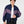 Load image into Gallery viewer, Aztec Navy Blue Bomber Jacket M
