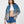 Load image into Gallery viewer, Aztec Blue &amp; Grey Bomber Jacket M
