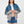 Load image into Gallery viewer, Aztec Blue &amp; Grey Bomber Jacket M
