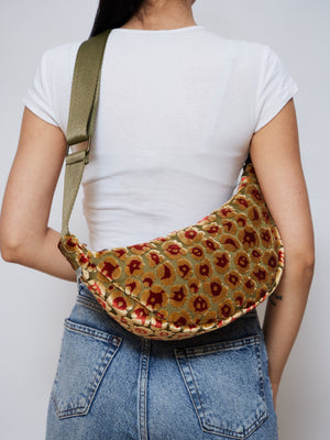 GREEN UNISEX VINTAGE BAG