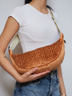 BROWN UNISEX VINTAGE BAG