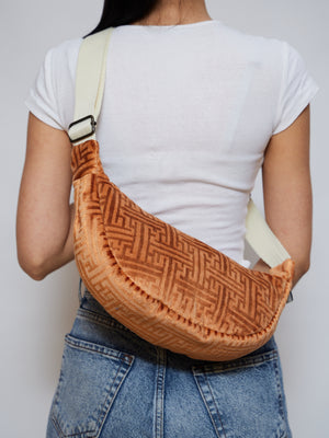 BROWN UNISEX VINTAGE BAG