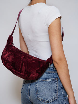 BURGUNDY UNISEX VINTAGE BAG