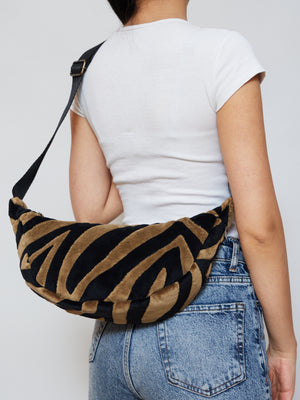 BLACK UNISEX VINTAGE BAG
