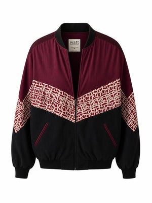 Burgundy & Black Vintage Jacket XL