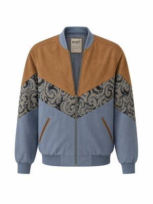 Brown & Blue Vintage Jacket L