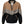 Black & Light Brown Vintage Jacket XXL