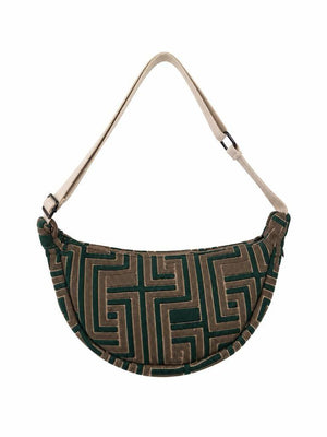 BLACK & BROWN UNISEX VINTAGE BAG