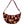 BURGUNDY & CREAM UNISEX VINTAGE BAG